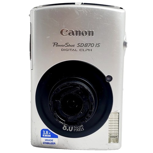 Canon IXY 910 IS PowerShot SD870 IS 8.0MP Digital Camera Silver