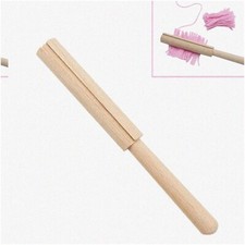 CraftyCut - Innovative Wooden Yarn Cutter for DIY Latch Hook Rug Tapestry Making