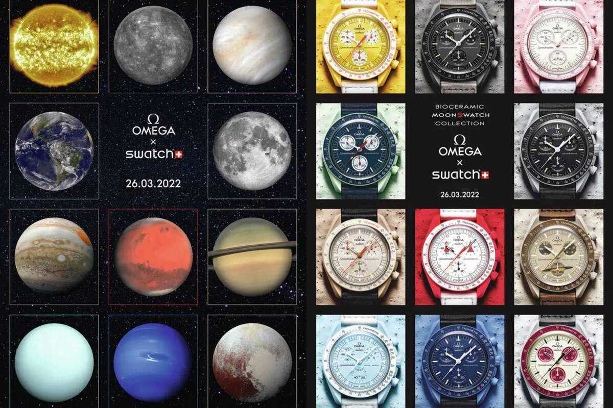 Omega X Swatch wristwatch BIOCERAMIC MOONSWATCH Collection Omega X Swatch wristwatch BIOCERAMIC MOONSWATCH Collection