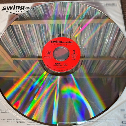 SWING OUT SISTER It's Better To Watch JAPAN Laser Disc LD PHLS-1007 STICKER-OBI - Afbeelding 3 van 15