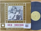 Lola Bobesco Recital - Bach, Beethoven LP Electrecord ECE 0392 Guttman ED1 VG
