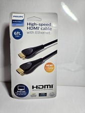Philips 6' Basic HDMI High Speed Cable with Ethernet - Black Cable