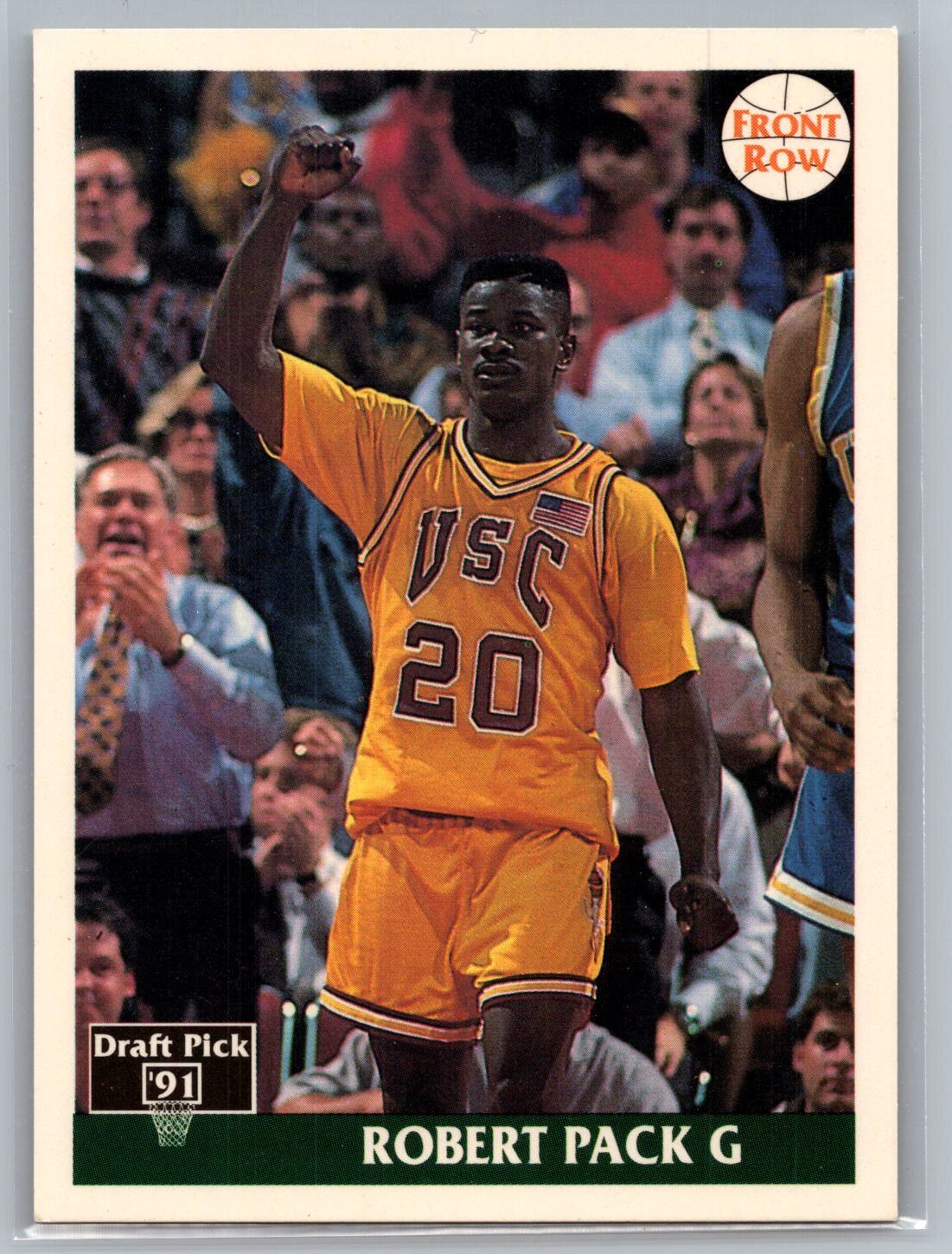 1991 Front Row Update Robert Pack #75 USC Trojans