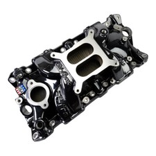 Edelbrock 2703-bp Performer Eps Intake Manifold Small Block Chevy Black Plasma