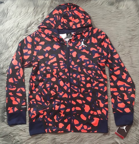 Nike Air Jordan Jumpman Chicos Camuflaje Sudadera Con Capucha Cremallera  Negro Azul naranja talla L baloncesto | eBay