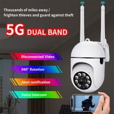 2-Pack Wireless 5G WiFi Security Camera System Smart Outdoor Night Vision 1080P 10