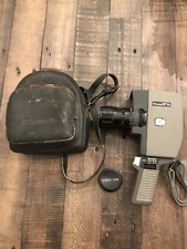 Vintage Olympus Zoom 8s Crank Movie Camera With Bag SUPER RARE