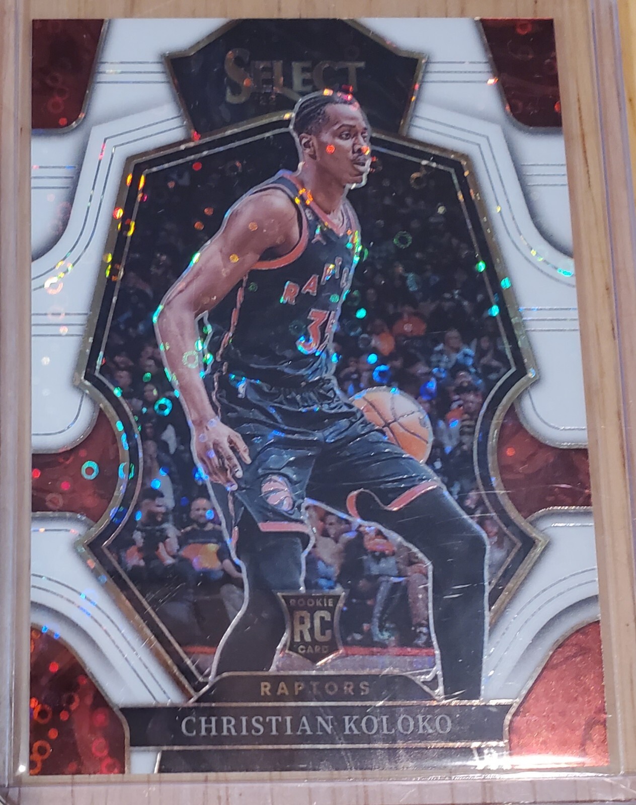 CHRISTIAN KOLOKO 2022-23 Panini Select DISCO WHITE PRIZM Premier RC #185  61 /75