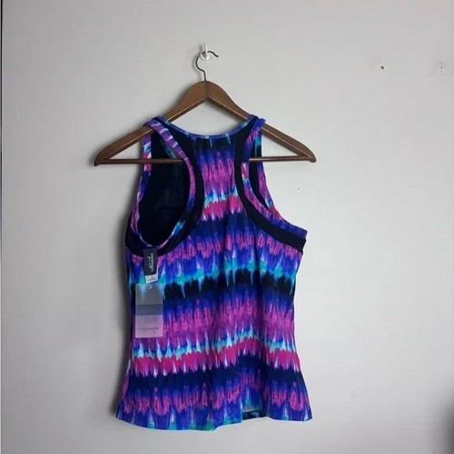 Swimsuits for All NWT Chlorine Resistant High Neck Racerback Tankini Top, 16 - Picture 5 of 5