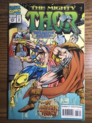 THOR 478 DIRECT EDITION DEBUT OF CRUSHER (RED NORVELL'S HAMMER