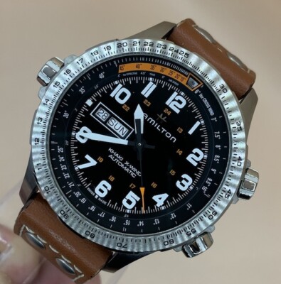 HAMILTON Khaki Aviation X-Wind Day Date H777550 45mm Men's Automatic Watch