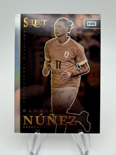 2022-23 Select Fifa Soccer DARWIN NUNEZ Artistic Impressions Silver #25 Uruguay