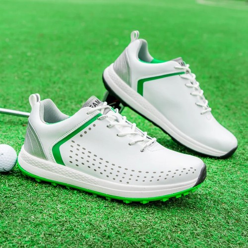 Herren Golf Bequem Walking Turnschuhe Golfer Leicht Walking Flach Schuhe - Bild 24 von 29