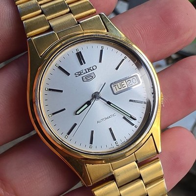 Vintage SEIKO 7009-3100 men's automatic watch day/date November