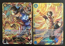 One Piece CCG Portgas D. Ace And Sabo OP13-119 And -120 SEC NM/M Lot Of 2 Cards