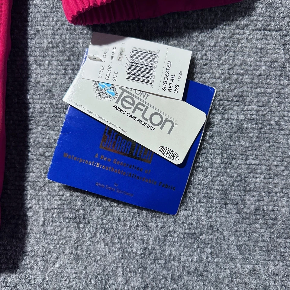 Vintage White Sierra Sierra-Tex Waterproof Jacket (NWT) DuPont Teflon fabric - Image 2 of 4