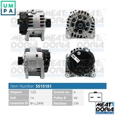 ALTERNATOR 5515181 FOR RENAULT MASTER/II/Platform/Chassis/Van/Bus LAGUNA/Sport