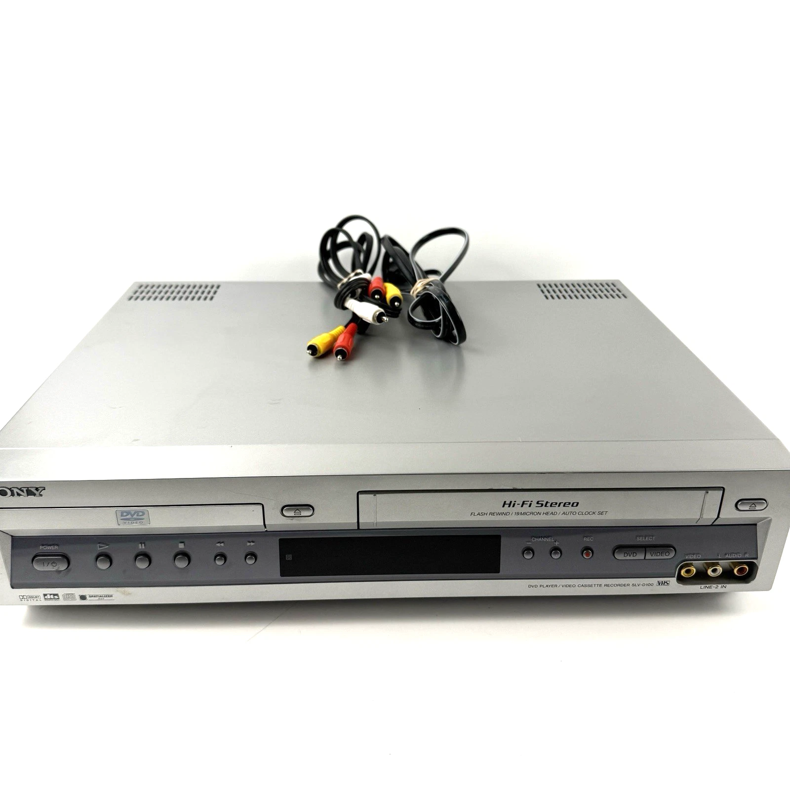 Sony SLV-D100 DVD VCR Combo Player VHS Recorder Hi-Fi Stereo Tested Working