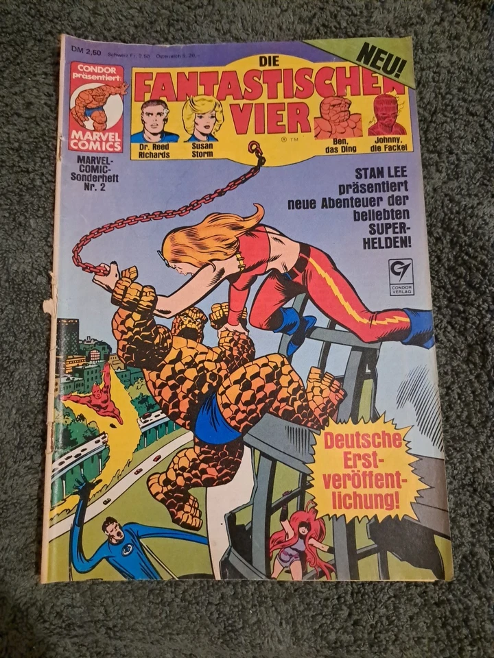 Marvel-Comic Sonderheft 2 ☆ Die Fantastischen Vier ☆ ERSTVERÖFFENTLICHUNG 1980 - Bild 1 von 3