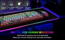 RGB Mousepad Led Mouse Pad, Large Mouse Pad,Led and Big Mouse Mat