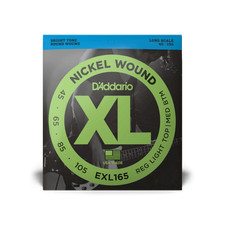 D'Addario EXL165 Nickel Wound 4-String Bass Strings Light, 45-105 Long Scale