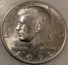 1972 P No mint mark Kennedy Half Dollar Almost Uncirculated Nice Condition Coin
