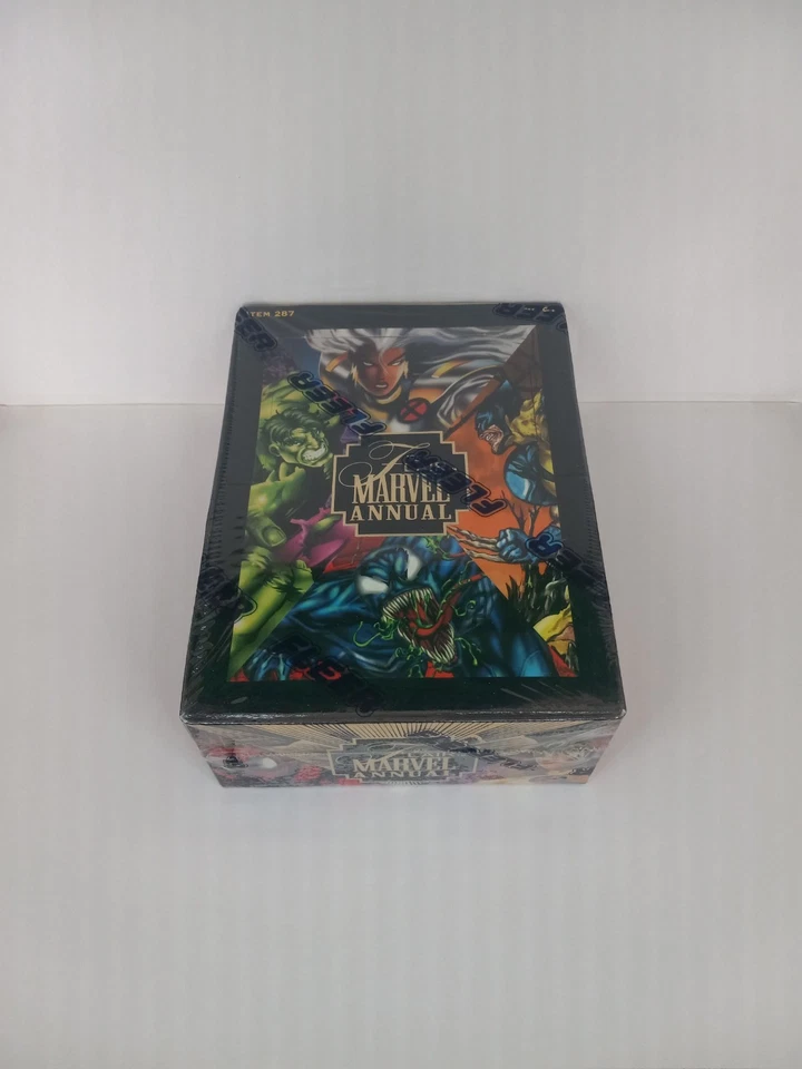 CAJA NUEVA Y PROBADA 1 PAQUETE SELLADO 1995 MARVEL FLAIR TARJETAS COLECCIONABLES ANUALES COMO NUEVAS Foto 2 de 4