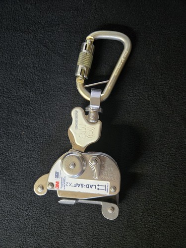 Manicotto Per Cavo 3M DBI-SALA Lad-Saf X3 - Staccabile Con Moschettone E Blocco Inerziale, Per Cavo Da 9,5 Mm, Per Lavori In Quota