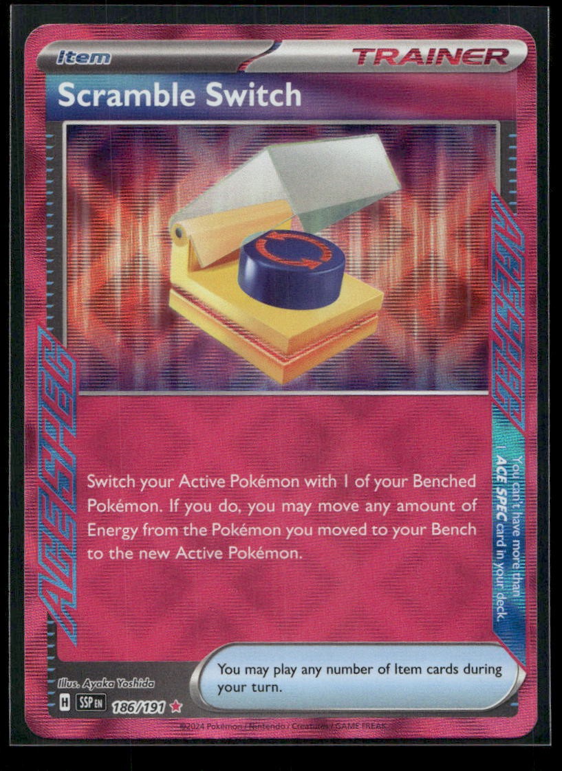 Scramble Switch 186/191 Surging Sparks Holo NM/M Pokemon