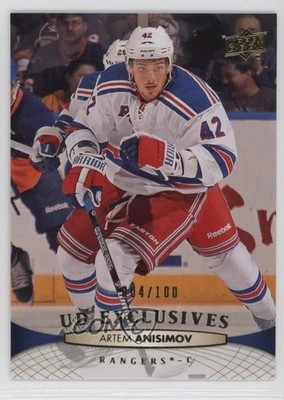 2011-12 Upper Deck UD Exclusives 4/100 Artem Anisimov #332 0d4v