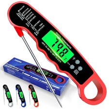 Meat Thermometer Digital, Instant Read Meat Thermometer with Backlight Magnet
