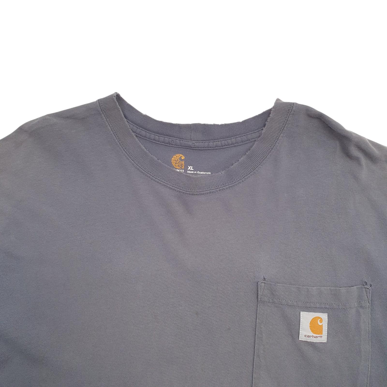 CARHARTT Grey T Shirt Tee Short Sleeve Cotton Mens XL image 2