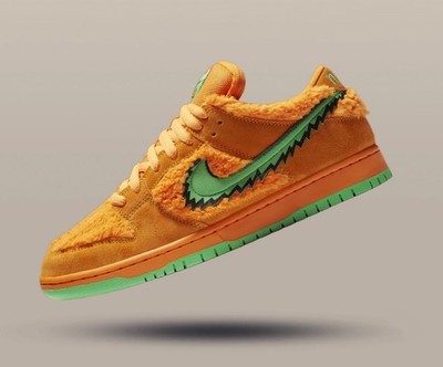 Authentic Grateful Dead x Nike SB Dunk Low Orange Bear Casual Shoes (CJ5378-800)