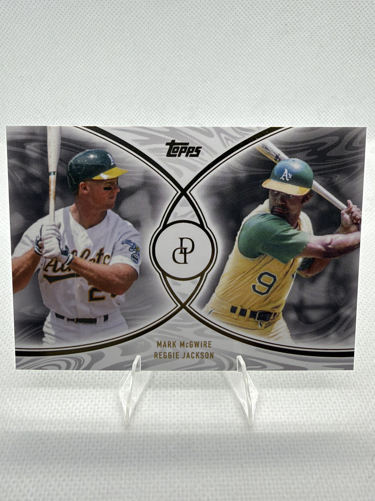 2026 Topps MLB Dynamic Duals #25 Mark McGwire / Reggie Jackson Oakland A's