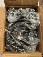50 pack 9” Rubber Tarp Straps with Crimped S Hooks EPDM