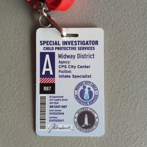 Suicide Squad Original Movie Prop Midway District Special Investigator - Picture 3 of 5