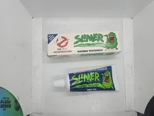 Slimer The Real Ghostbusters Mint Gel Fluoride Toothpaste Tube Box Vintage 1986