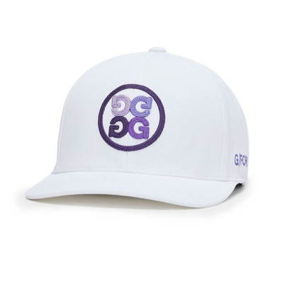 Gfore Gradient Circle GS Stretch TWill Snapback Hat White Purple GMH000006