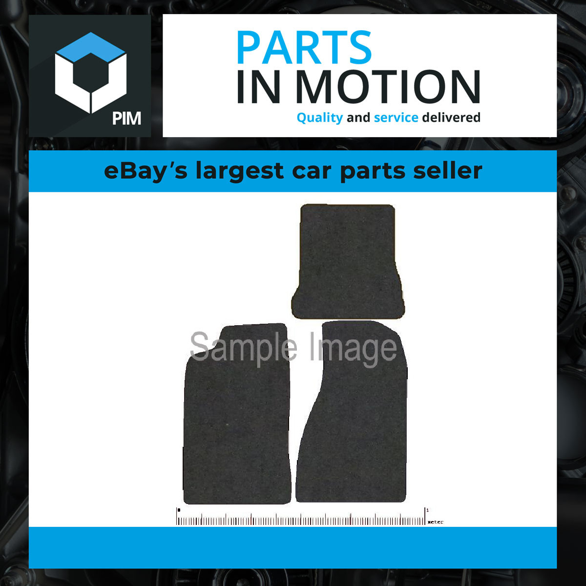 POLCO Premium Tailored Car Mat - Audi Quattro 10 Valve (1980-1989) - Pattern 200 - Image 2