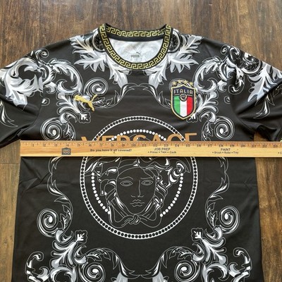 Rare Puma Versace Italy Italia Football Soccer Jersey Adult Size