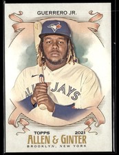 2021 Topps Allen & Ginter #63 Vladimir Guerrero Jr. Blue Jays Card 1501K