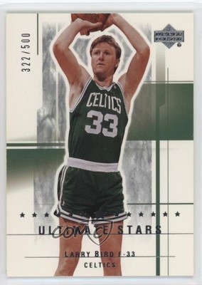 2003-04 Upper Deck Ultimate Collection Stars 322/500 Larry Bird #165 HOF 12xq