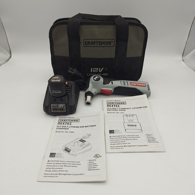 Craftsman Nextec Hammerhead 12V Li-Ion Cordless Auto-Hammer Battery Charger Case