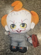 IT WELCOME TO DERRY Pennywise Evil Clown 9" Plush Horror 2025 Jazwares NEW