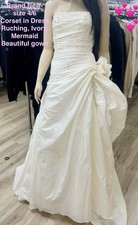 Wedding Gown" New" size 4 by Casablanca Diamond Collection  eye opening pics 