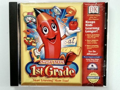 Smart Steps 1st Grade PC CD-ROM Educational Video Game Learning