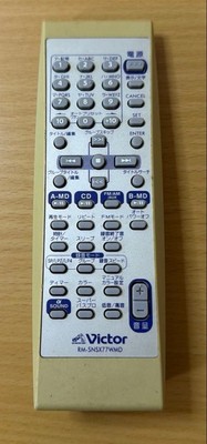 Victor remote control RM-SNSX77WMD for AV equipment, tested, used, no batteries