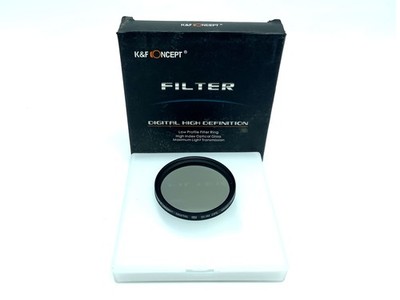 K&F Concept Polfilter Digital HD Slim CPL Optics in OVP Filter 49mm Kreisförmig