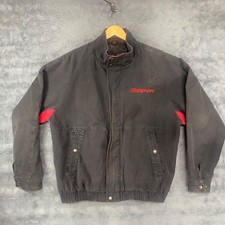 Vintage Snap-on Tools Quilt Lined Heavy Canvas Jacket Size Large