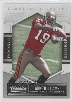 2010 Panini Classics Timeless Tributes Silver 48/100 Mike Williams Rookie RC z6b